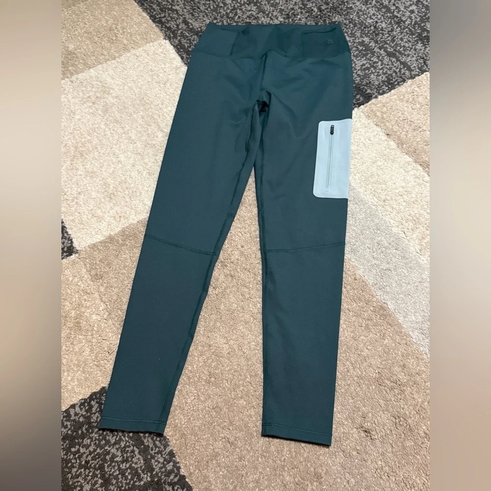 North Face Paramount Women’s Green Leggings- Medium